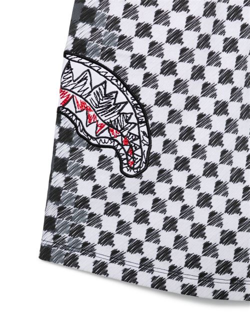 Boxer mare bambino Sprayground bianco e nero Sprayground kids | SPY1412EX